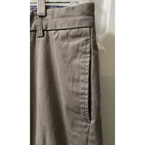 Banana Republic Chino Pants Gavin Men's 34x30 Green Straight Leg Cotton Mid Rise - Picture 2 of 7